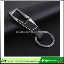 Hottest Custom Metal PU Leather Keychain